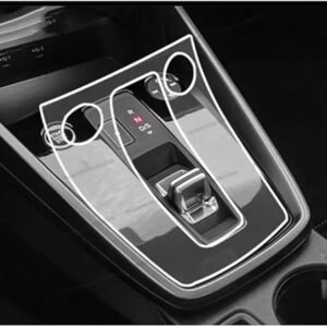 Audi A3 Piano Black Vites Etrafı Konsol Koruyucu