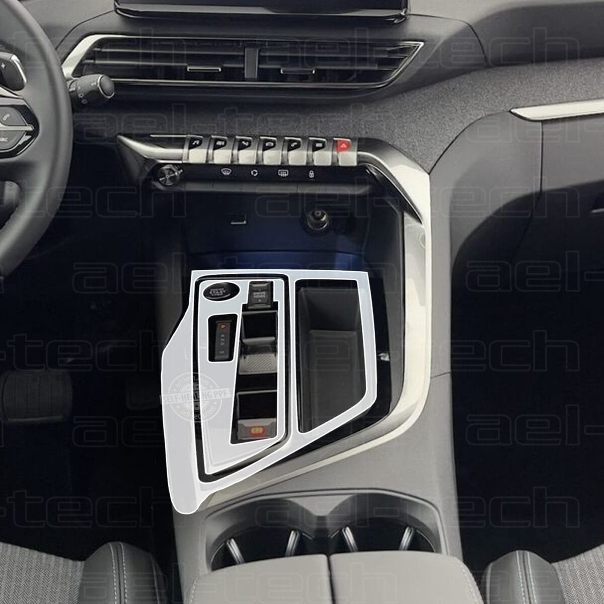 Peugeot 3008 e toggle piano black vites etrafı uyumlu - Görsel 1