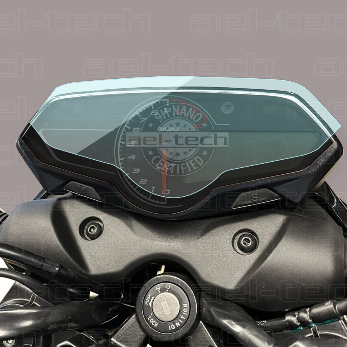 Bajaj Pulsar N250 Uyumlu Gösterge 9H Nano Ekran Koruyucu - Görsel 1