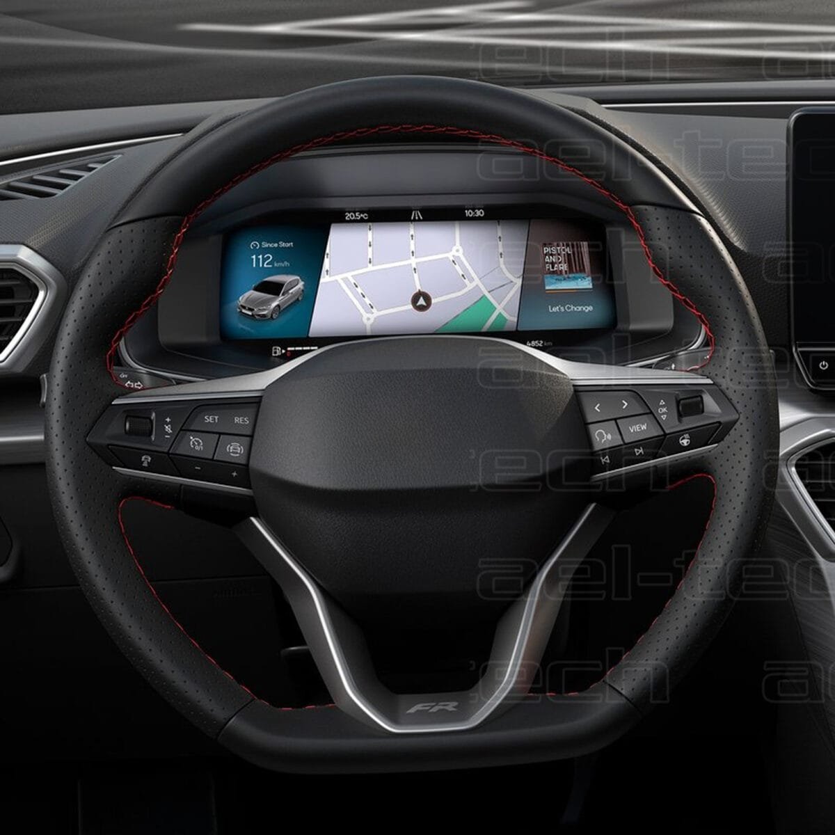 Cupra Leon Uyumlu 10.25 İnç Dijital Gösterge 9H Nano Ekran Koruyucu - Görsel 2