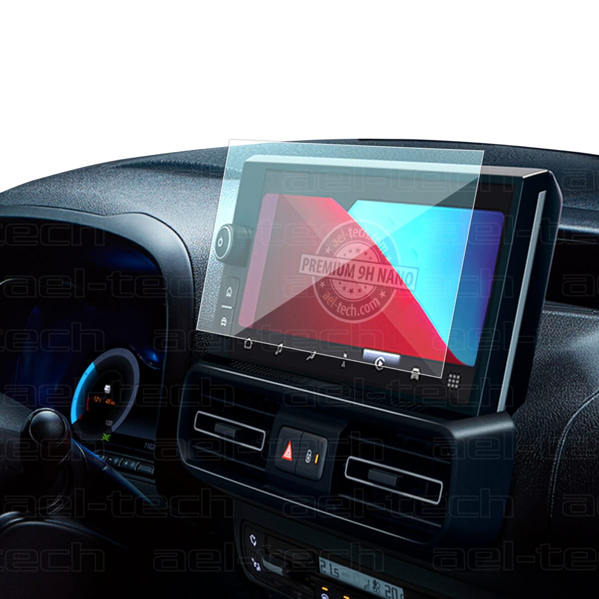 Fiat Doblo 2025 Uyumlu 10 İnç Navigasyon 9H Nano Ekran Koruyucu - Görsel 1