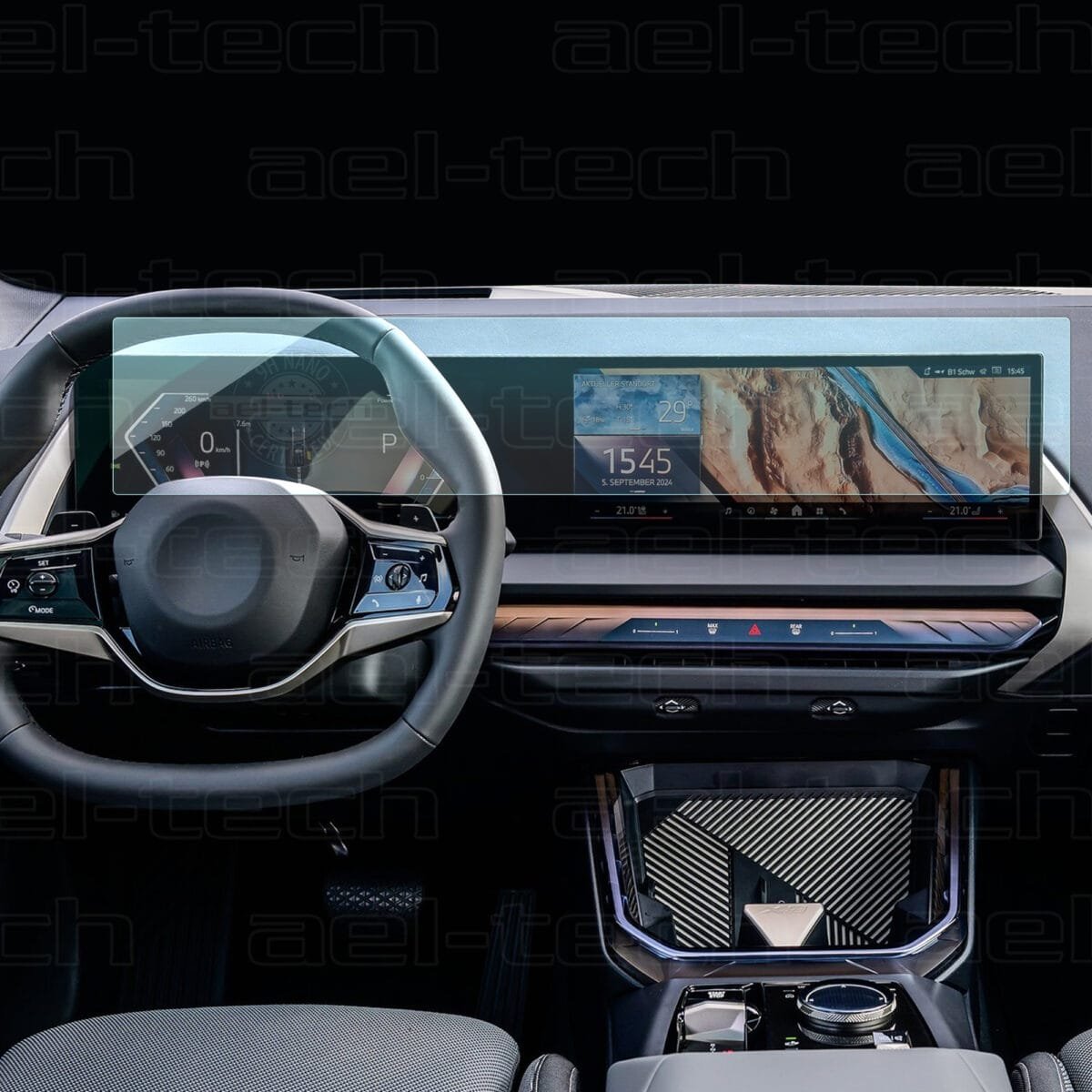 BMW Yeni X3 Dijital Gösterge ve Navigasyon Uyumlu 9H Nano Ekran Koruyucu - Görsel 1
