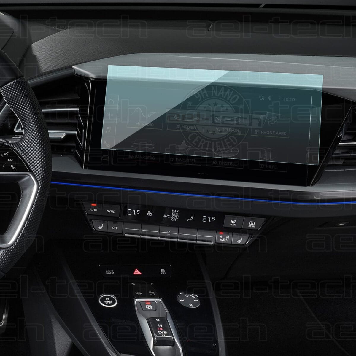 Audi Q4 E-Tron Uyumlu 10,1 inç Navigasyon 9H Nano Koruyucu - Görsel 1