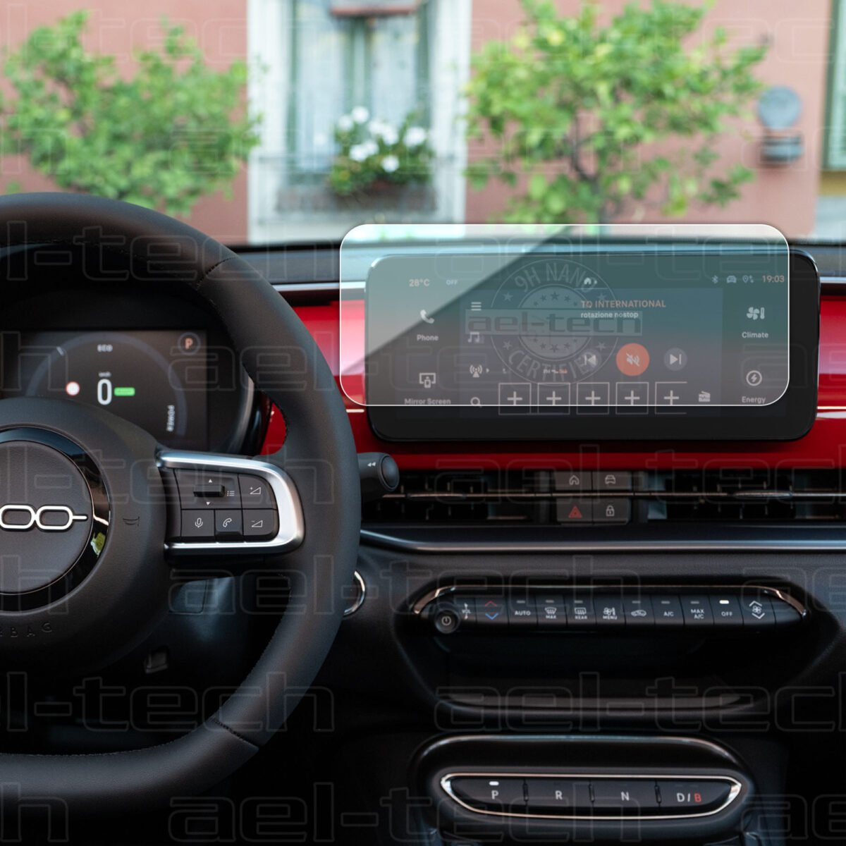 Fiat 600 Uyumlu 10 inç Navigasyon 9H Nano Ekran Koruyucu - Görsel 1