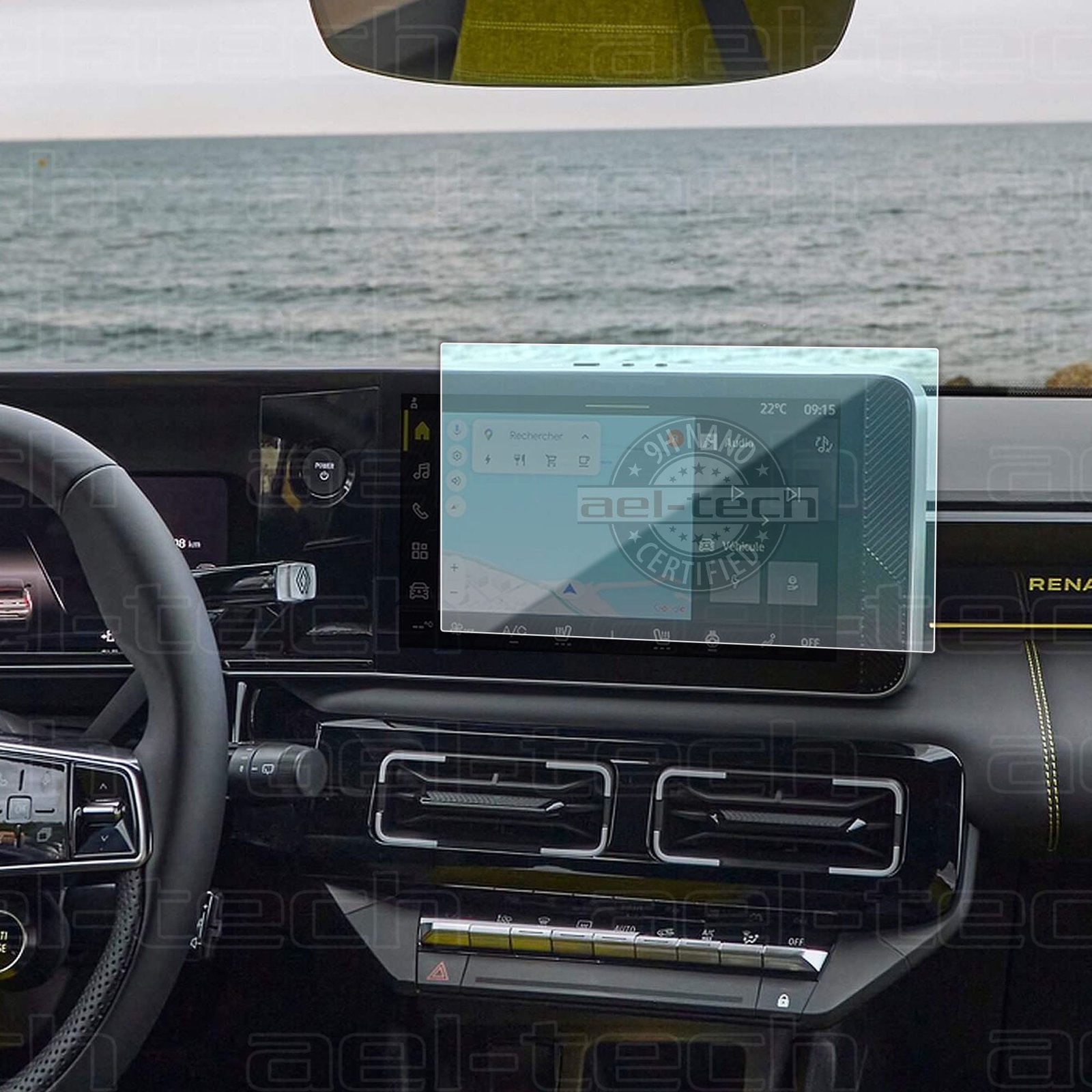 Renault5Navigasyon copy Renault 5 Elektrik Uyumlu 10,1 Inç Dijital Gösterge 9h Nano Koruyucu 2025-2026 - Görsel 1