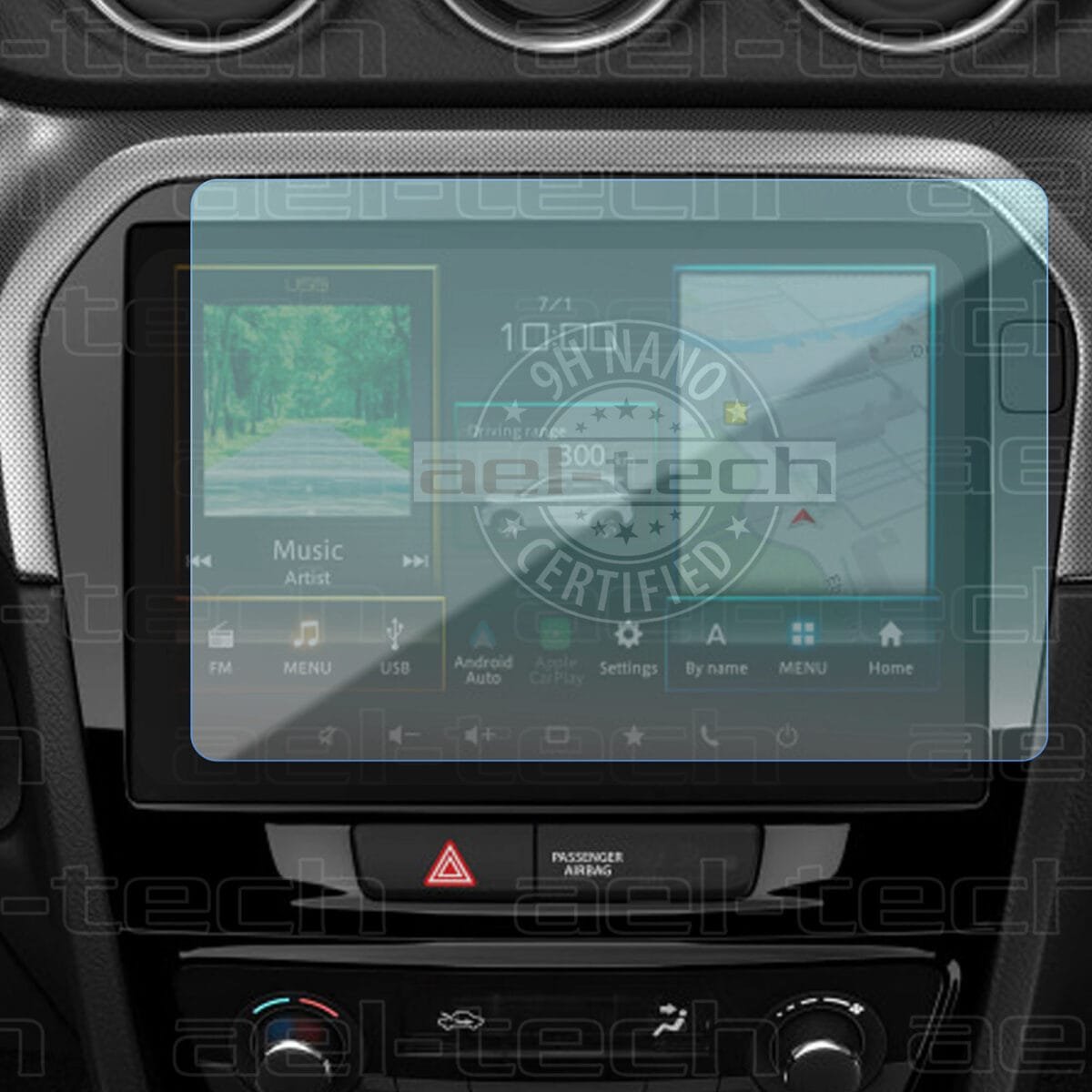 Suzuki Vitara Uyumlu Navigasyon 9H Nano Ekran Koruyucu - Görsel 1