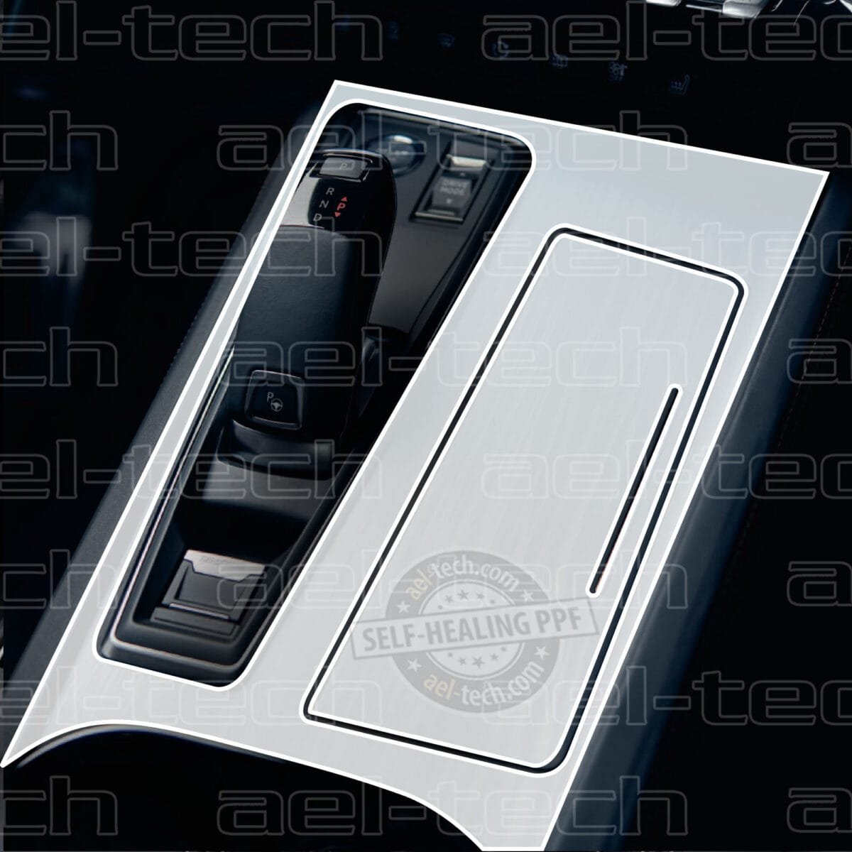 Peugeot 508 Piano Black Joystick Vites Orta Konsol Uyumlu TPU Koruyucu - Görsel 1