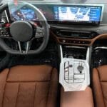 Bmw M3 Compitetion Uyumlu Navigasyon,Dijital Gösterge ve Vites Etrafı Nano ve Piano Black 9H Tpu Koruyucu 2 li set