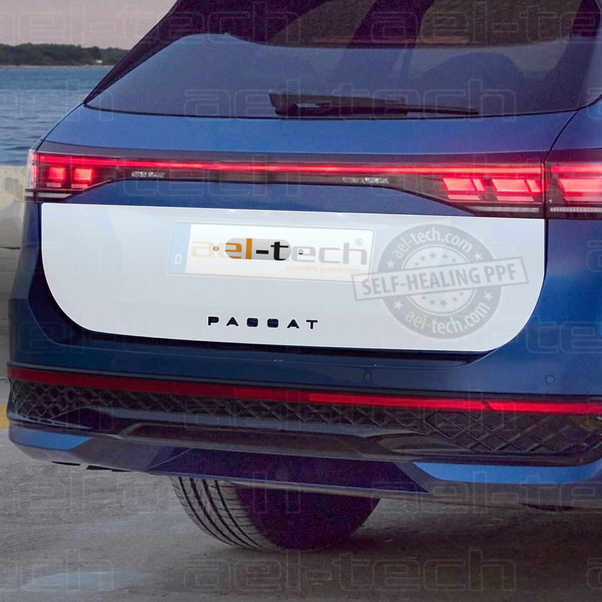 Volkswagen Passat Variant Uyumlu Arka Bagaj Kapağı Tpu Koruyucu 2025 - Görsel 1