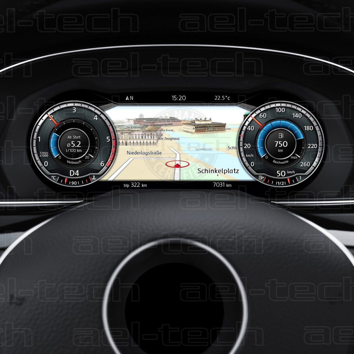 Volkswagen Passat Uyumlu Digital Gösterge Nano Ekran Koruyucu 2016/2019 - Görsel 2