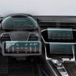 Audi A6 Dijital Gösterge,Navigasyon,Klima Kontrol Uyumlu Nano Ekran Koruyucu 4lü Set 2019/2025