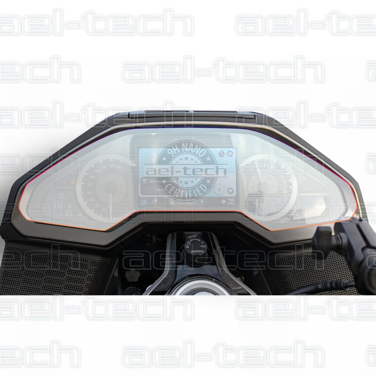 Honda  Goldwing Uyumlu Navigasyon Ve Bilgi Ekran TPU Ekran Koruyucu 2017-2025 - Görsel 1
