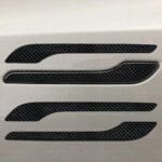 Tesla Model Y Kapı Kolu uyumlu 5D Karbon Görünüm Koruyucu 4lü Set 2025