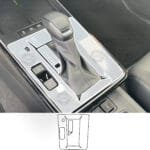 Toyota Corolla Cross Uyumlu Vites Etrafı ve Vites Gösterge Piano Black Tpu Koruyucu 2li Set 2025