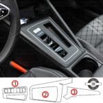 Volkswagen Golf 8,5 Uyumlu Piano Black TPU Koruyucu 3lü Set 2025 - Görsel 2