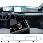 Volkswagen Tiguan Uyumlu 10 inç Dijital Gösterge,12,9 inç Navigasyon,Sağ Panel ve Home Tuşu 9H Nano Ekran Koruyucu 4lü Set - Görsel 2