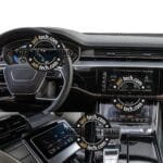 Audi A8/A8L Navigasyon,Dijital Gösterge,Klima Kontrol ve Arka Tablet Uyumlu 9H Nano Ekran Koruyucu 4’lü Set 2022-2026 - Görsel 2