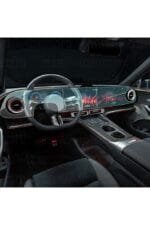 Mercedes CLA Uyumlu Dijital Gösterge ve Navigasyon 9H Nano Ekran Koruyucu 4'lü Set 2025-2026