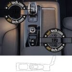 Volvo XC90 Uyumlu Vites Etrafı Piano Black TPU Koruyucu 2019-2024 - Görsel 2