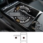 Hyundai Tucson Uyumlu Vites Etrafı Piano Black TPU Koruyucu 2li Set 2025-2026 - Görsel 2