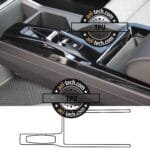 Ssangyong Torres Uyumlu Vites Etrafı Piano Black TPU Koruyucu 2025-2026 - Görsel 2