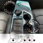 Kia EV6 Uyumlu Vites Etrafı Piano Black TPU Koruyucu 4lü Set 2022-2026