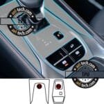 Mg Hs Uyumlu Vites Etrafı Piano Black Konsol Tpu Koruyucu 2li Set 2024-2026