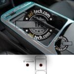 Hyundai Tucson Uyumlu Vites Etrafı Piano Black TPU Koruyucu 2li Set 2025-2026