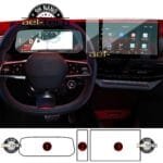 Renault Clio Evolition Plus Uyumlu Dijital Gösterge,navigasyon ve Orta Panel 9h Nano Koruyucu 3lü Set 2026-2027