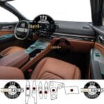 Kia Sportage Uyumlu Vites Etrafı Kapı Kolu Şarj Ünitesi TPU Koruyucu 6 lı set 2026-2027