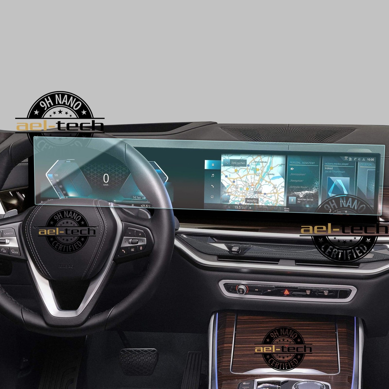 6554c8d165e3d12dd6f823ea243d72f3.jpg BMW X5 Serisi Dijital Gösterge Ve Navigasyon Uyumlu Nano Ekran Koruyucu 2024-2026 - Görsel 1