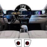 Togg T10F/T10X Sağ ve Sol Piano Black Tpu Koruyucu 2 li Set 2023-2026