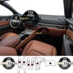 Kia Sportage Uyumlu Vites Etrafı Kapı Kolu Şarj Ünitesi TPU Koruyucu 6 lı set 2026-2027 - Görsel 2