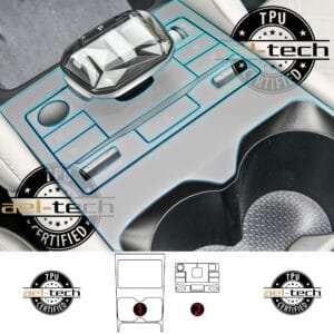 Byd Atto 2 Uyumlu Vites Etrafı Tpu Koruyucu 2'li Set 2025-2026