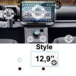 Volkswagen T-Roc Style,R Line Uyumlu 12,9" Navigasyon ve Home Tuşu 9h Nano Ekran Koruyucu 2li Set 2026-27