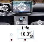 Volkswagen T-Roc Life Uyumlu 10,3 inç Navigasyon ve Home Tuşu 9h Nano Ekran Koruyucu 2li Set 2026-2027