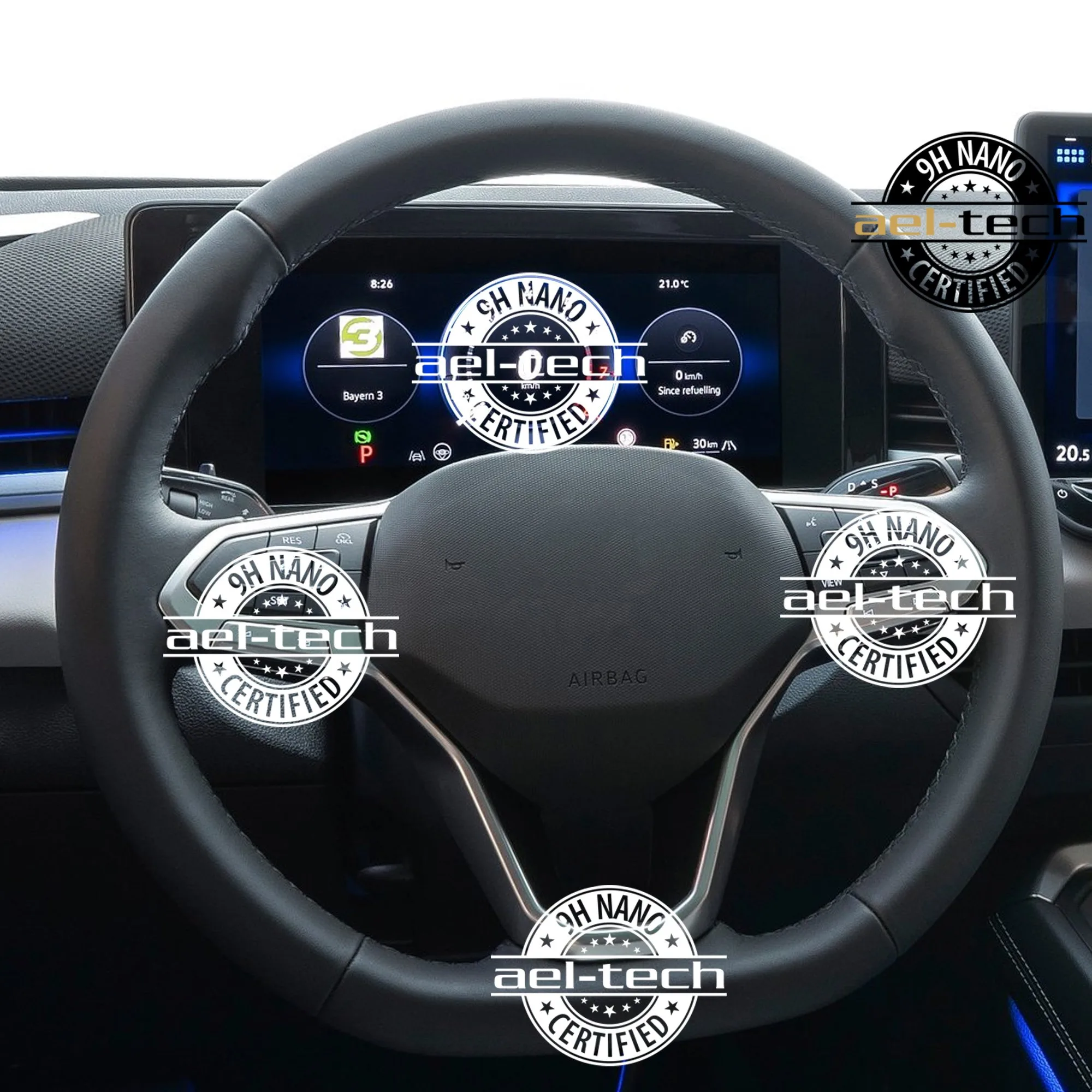 Volkswagen T-Roc Style,Life Uyumlu Dijital Gösterge 9h Nano Ekran Koruyucu 2026-2027 - Görsel 2