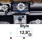 Volkswagen T-Roc Style,R Line Uyumlu 12,9" Navigasyon ve Home Tuşu 9h Nano Ekran Koruyucu 2li Set 2026-27 - Görsel 2