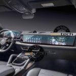 Porsche Cayenne Uyumlu Dijital Gösterge ,Navigasyon ve Vites Etrafı 9H Nano Ekran Koruyucu 3lü Set 2025-2026