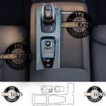 Volvo XC90 Uyumlu Vites Etrafı Piano Black TPU Koruyucu 2025-2026