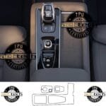 Volvo XC90 Uyumlu Vites Etrafı Piano Black TPU Koruyucu 2025-2026 - Görsel 2