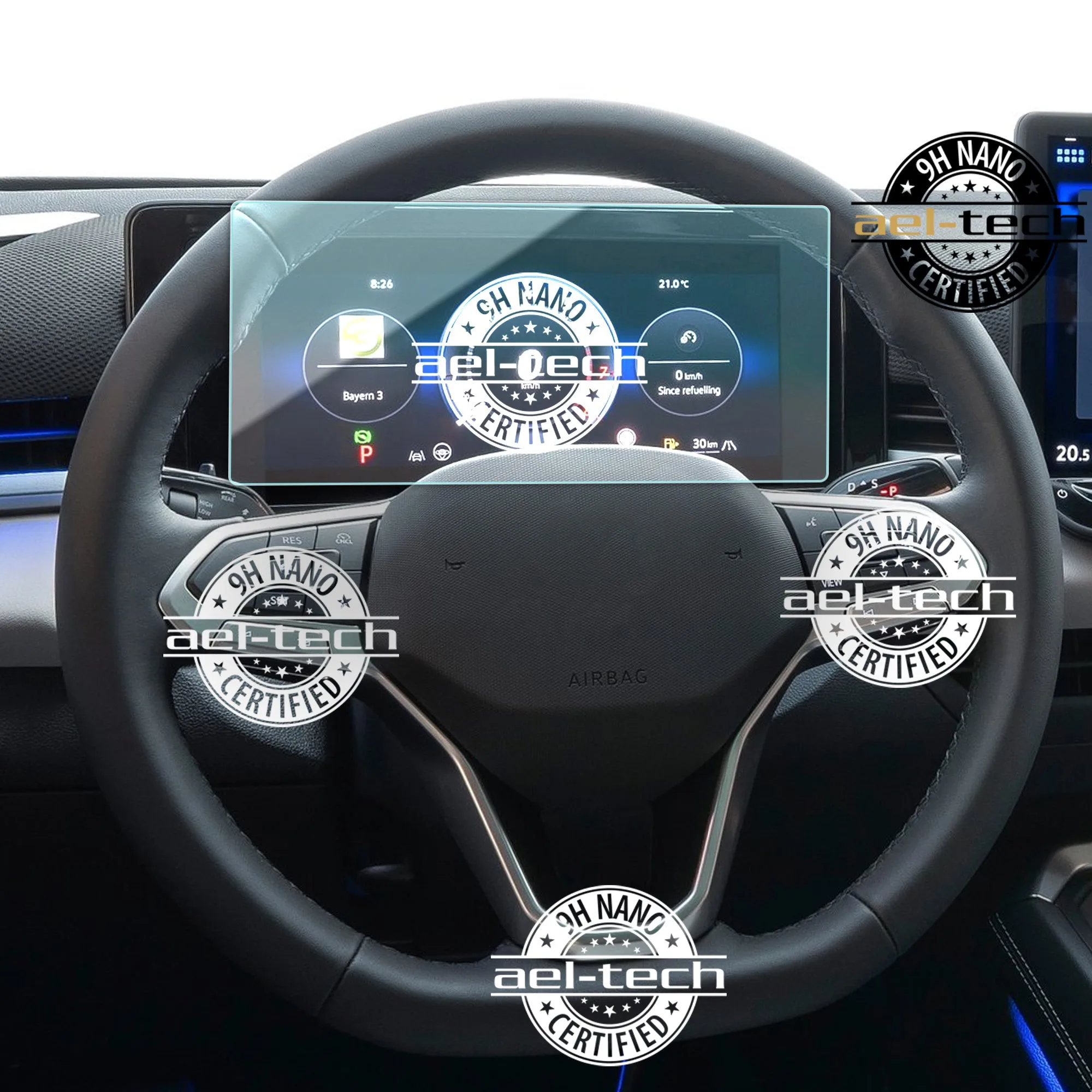 Volkswagen T-Roc Style,Life Uyumlu Dijital Gösterge 9h Nano Ekran Koruyucu 2026-2027 - Görsel 1