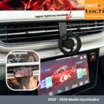 Togg T10X/T10F Uyumlu Özel Tasarım Manyetik Telefon Tutucu 2025-2026 - Görsel 2