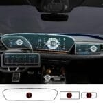 Audi A6 E-Tron Dijital Gösterge,Navigasyon,Klima Kontrol Uyumlu 9h Nano Ekran Koruyucu 3lü Set 2025-2026