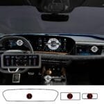 Audi A6 E-Tron Dijital Gösterge,Navigasyon,Klima Kontrol Uyumlu 9h Nano Ekran Koruyucu 3lü Set 2025-2026 - Görsel 2