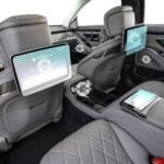 Mercedes S Seri Uyumlu Arka Tablet ve Orta Tablet 9h Nano Ekran Koruyucu 2li Set 2020-2025