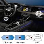 Audi A6 Uyumlu Nvigasyon , Dijital Gösterge ve Vites Etrafı Piano Black Konsol Tpu Koruyucu 3lü Set 2025-2026 - Görsel 2