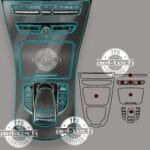 Mercedes C Seri Uyumlu Piano Black TPU Koruyucu 7li Set 2019-2022