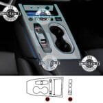 Audi A6 Uyumlu Vites Etrafı Piano Black Konsol Tpu Koruyucu 2li Set 2025-2026