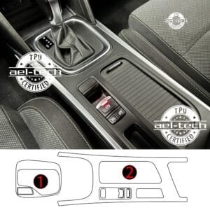 Renault Megane Uyumlu Otomatik Vites Etrafı TPU Koruyucu 2li Set 2022-2026